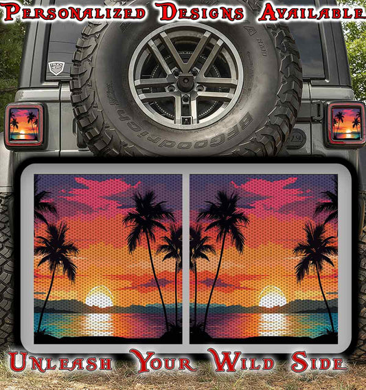 Beach Taillight cover decal 88