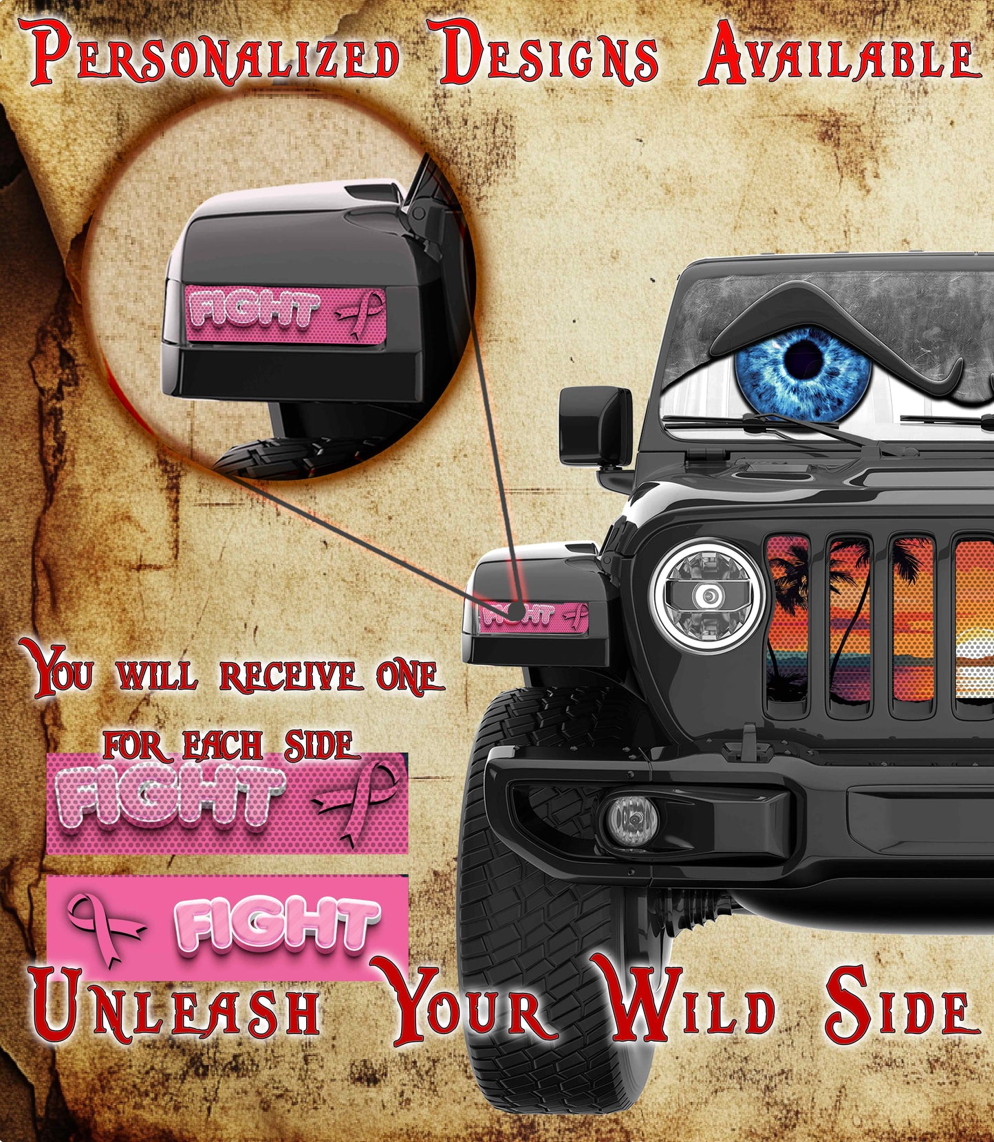 Fight cancer Marker light for a Jl or JT