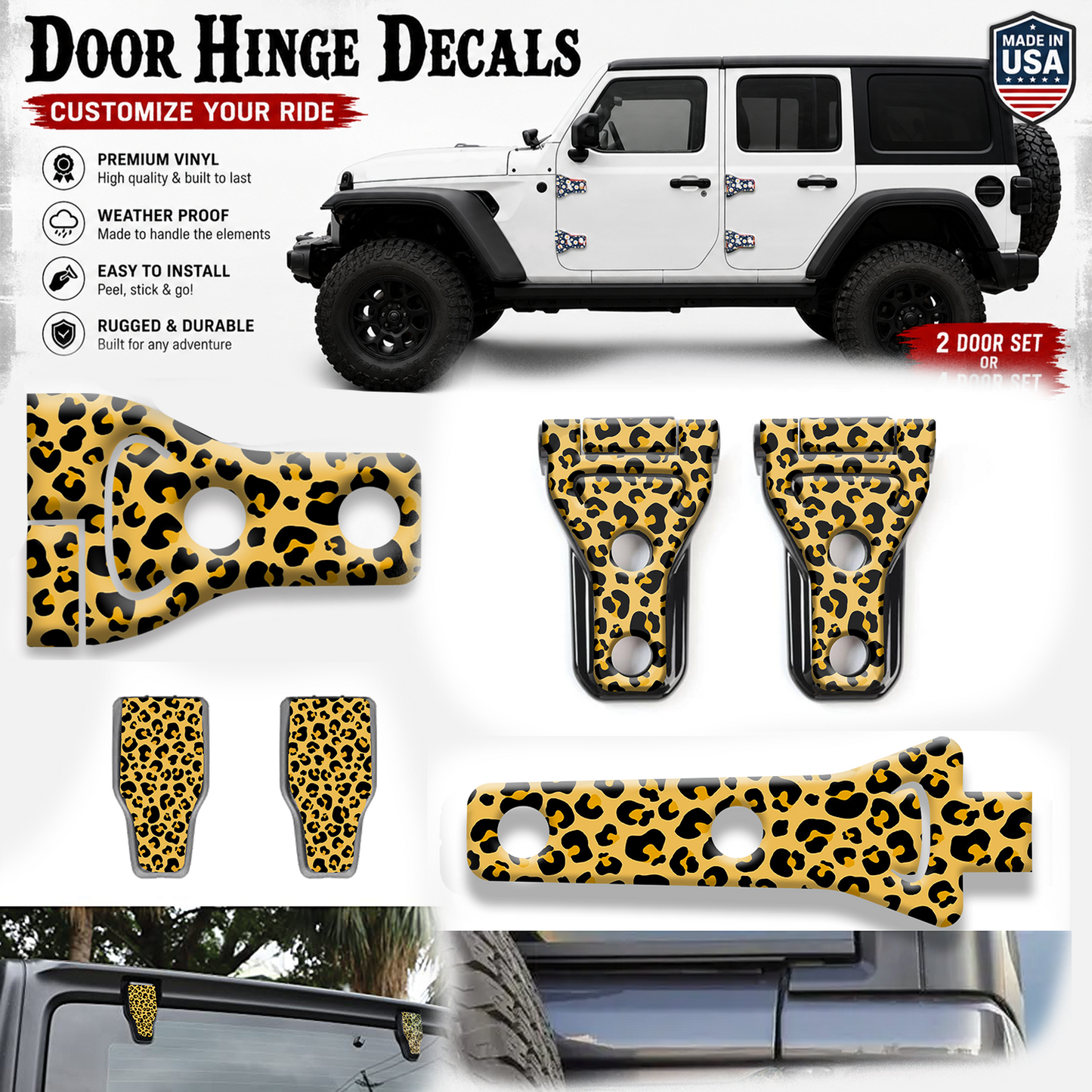 Leopard print hinge bundle 8