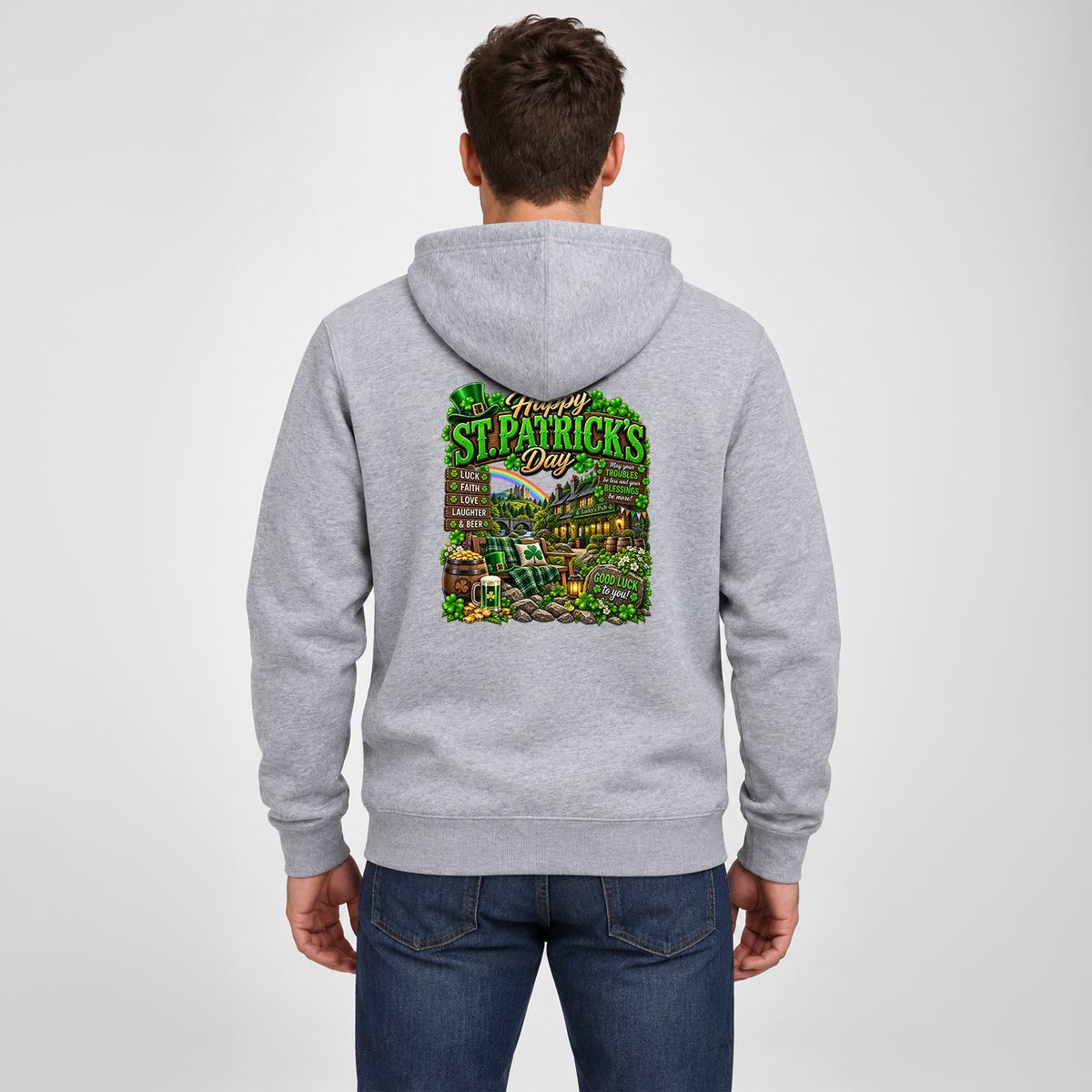 Happy St. Patrick’s Day Irish Luck Hoodie
