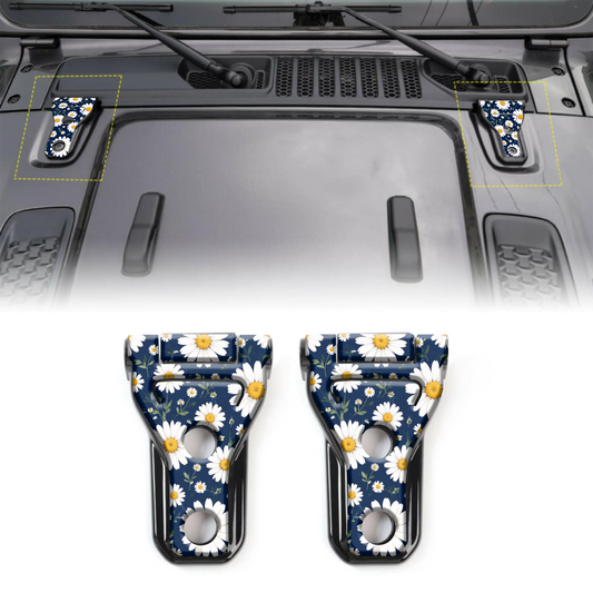 Daisy scales hood hinge overlay decals 91