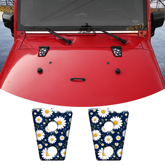 Daisy scales hood hinge overlay decals 91