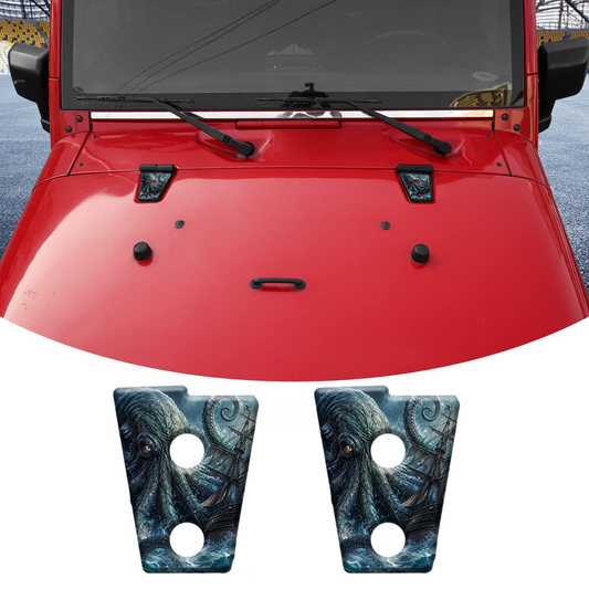 Kraken hood hinge overlay decals 94