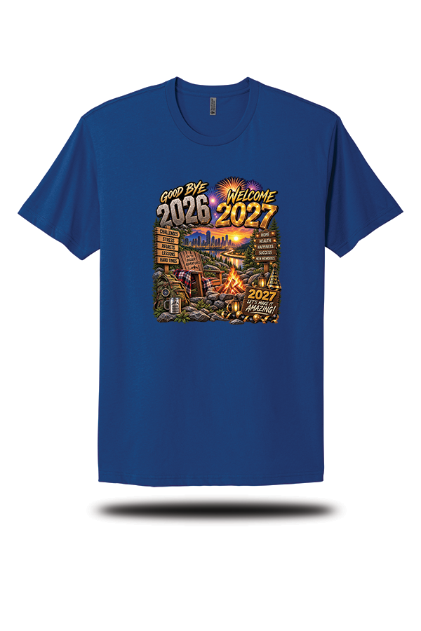 Goodbye 2026 Welcome 2027 New Year Adventure T-Shirt