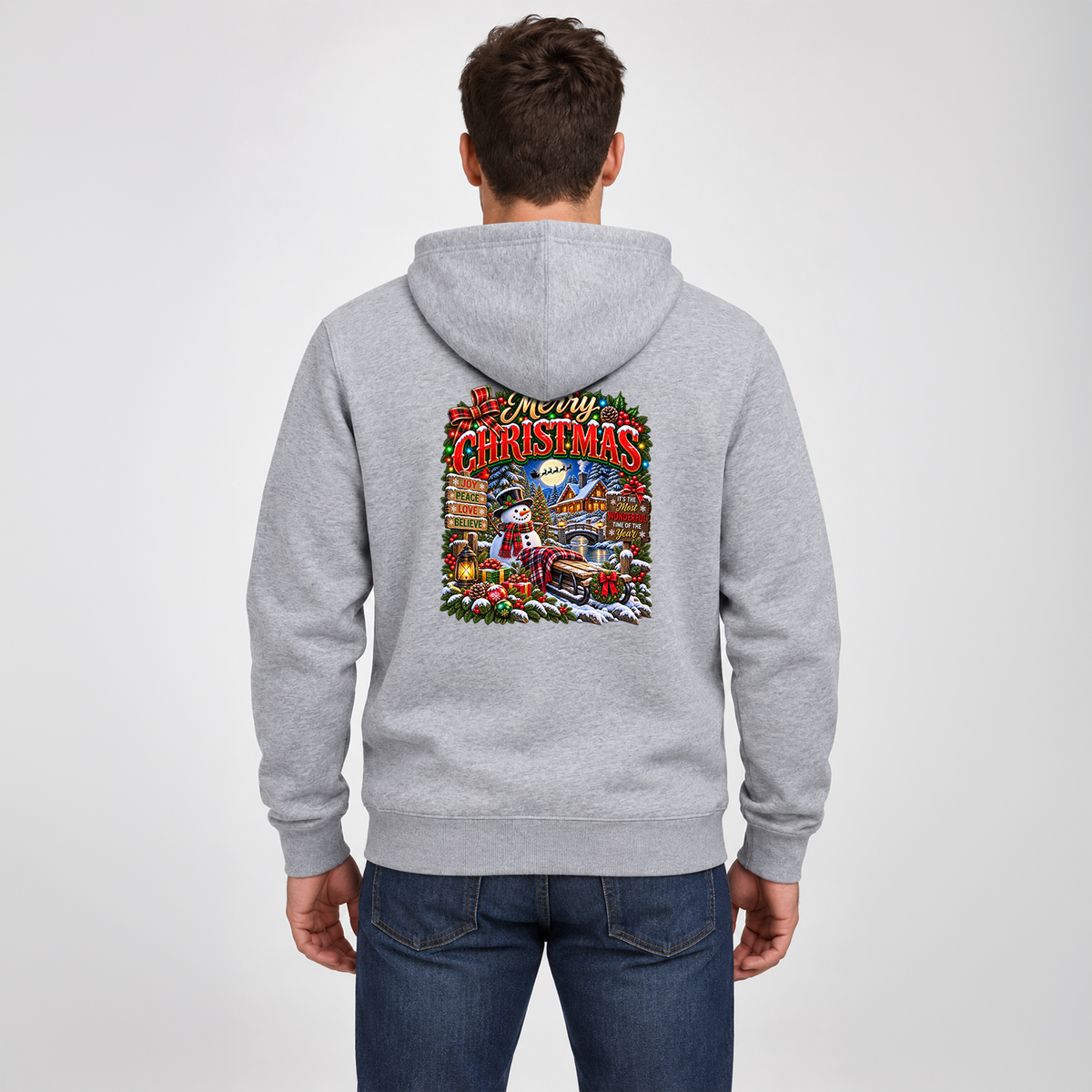 Merry Christmas Holiday Hoodie
