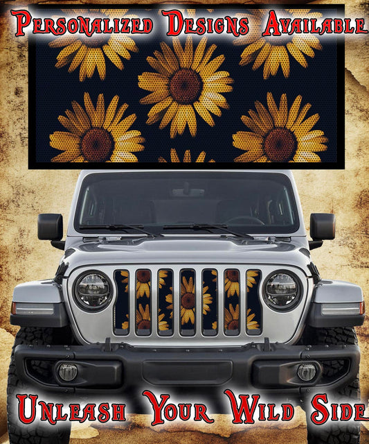 Scattered Sunflowers