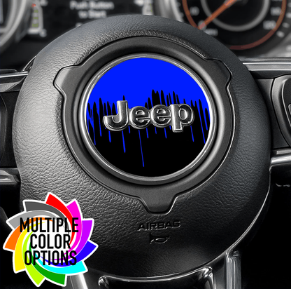 Steering wheel decal Paint drips