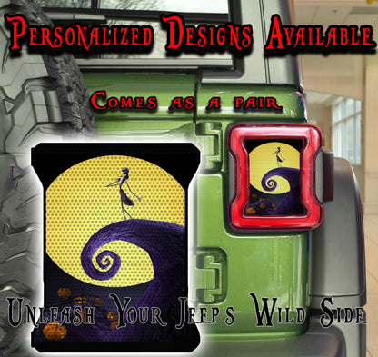 Jack taillights cover decal