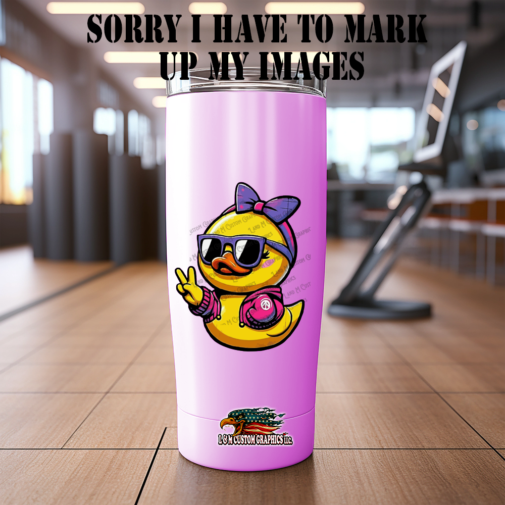 Peace rubber duck