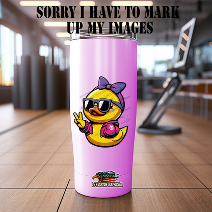 Peace rubber duck