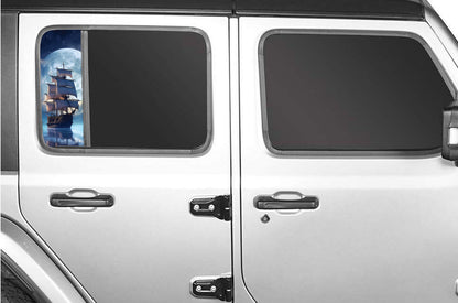 Side door window decal Ship