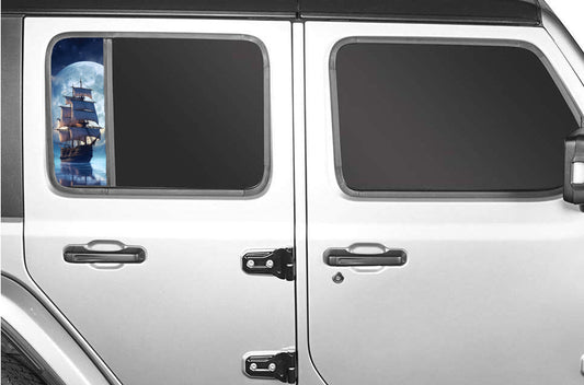 Side door window decal Ship