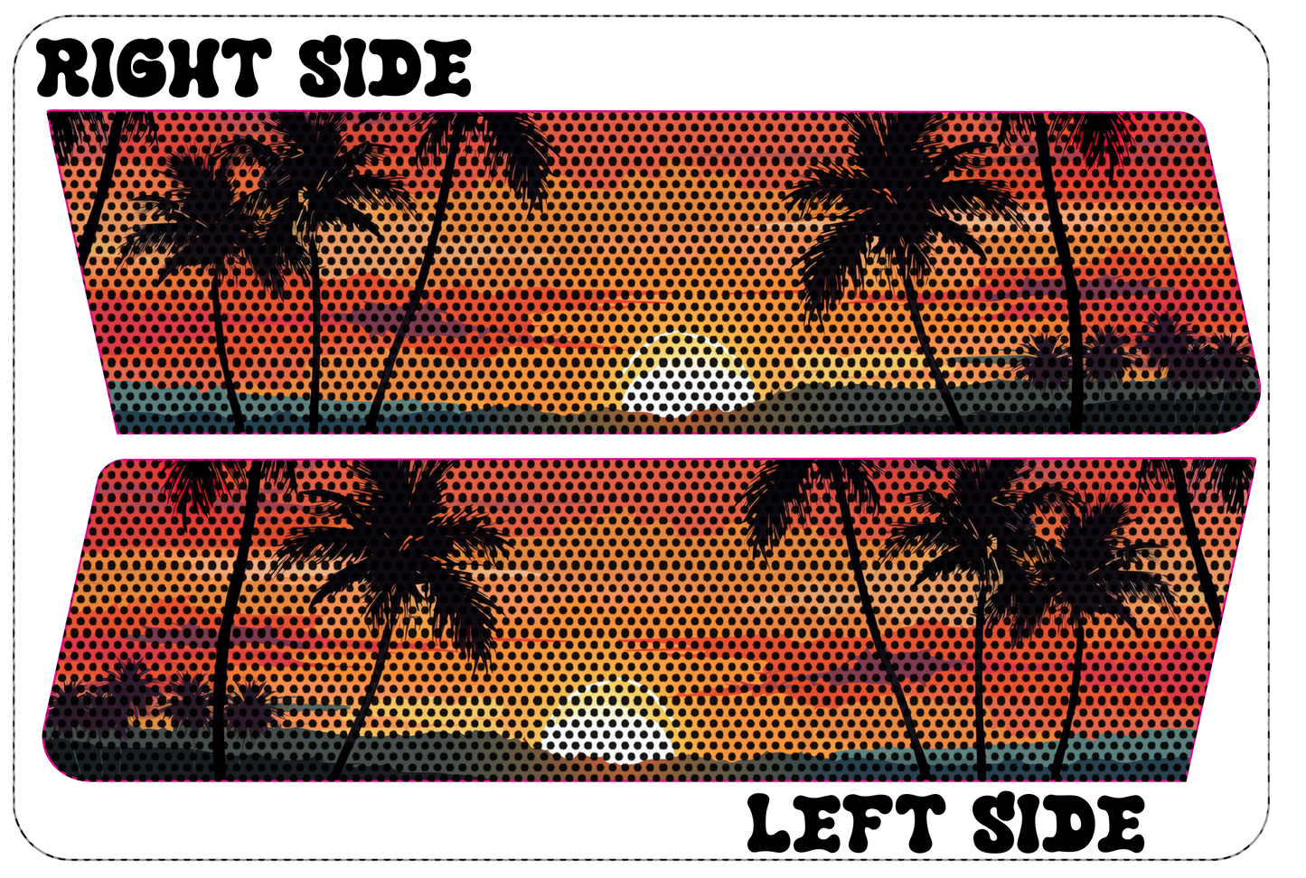 Beach Jl and Gladiator Turn signal decal