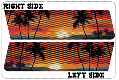 Beach Jl and Gladiator Turn signal decal