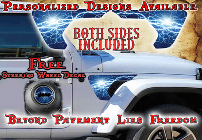 fender vent for the JL or JT 2018 or newer Blue Lightning