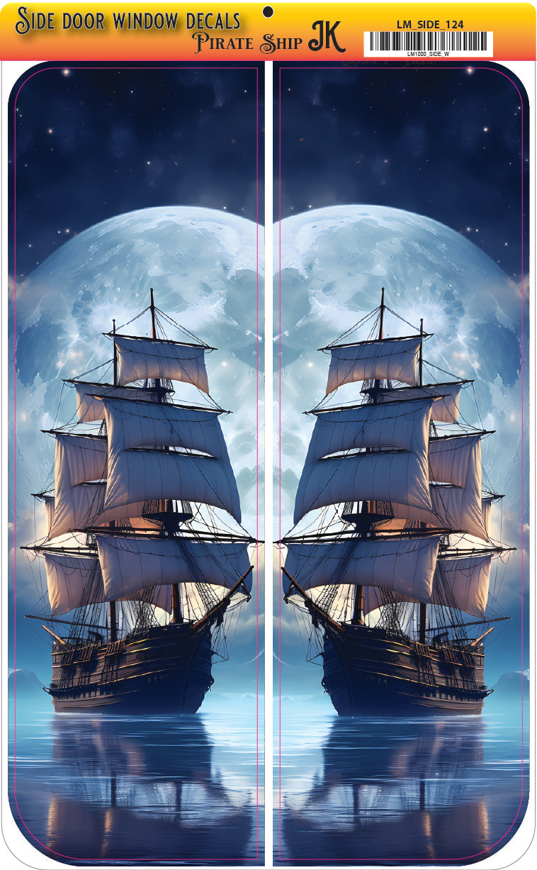 Side door window decal Ship