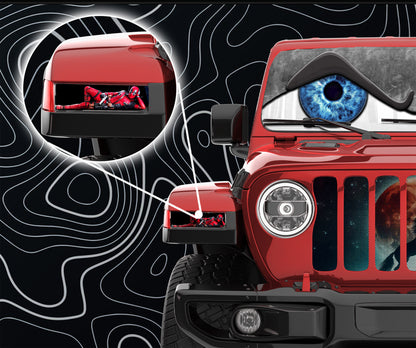 Deadpool Jl and Gladiator Turn signal decal