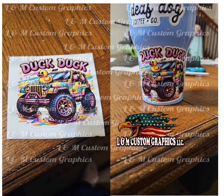 Duck duck Jeep sticker