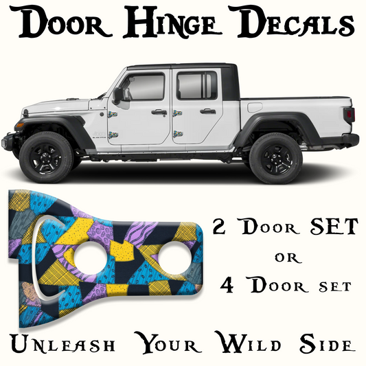Sallys dress pattern Door hinge decals 73