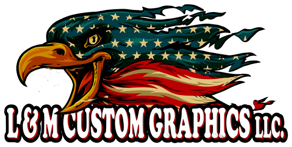 L & M custom graphics LLC logo