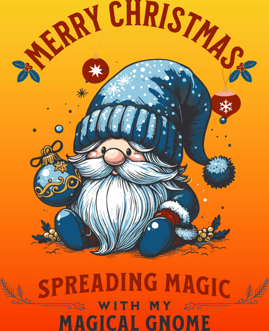 Merry Christmas gnome Digitial download