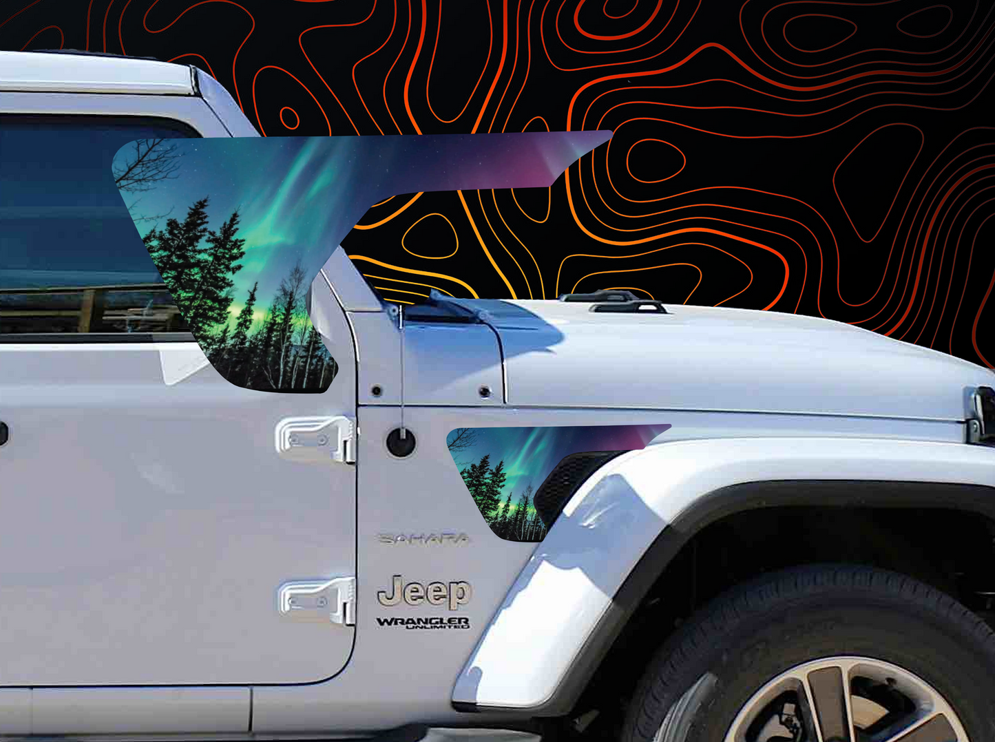 fender vent for the JL or JT 2018 or newer Northern lights