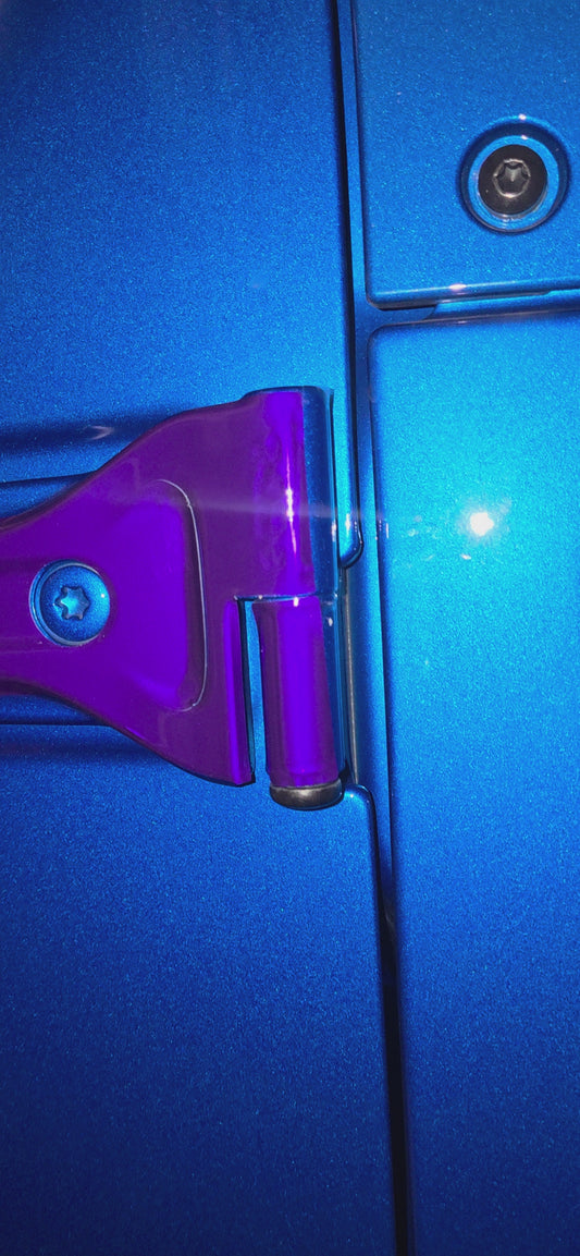 Solid custom hinge decals