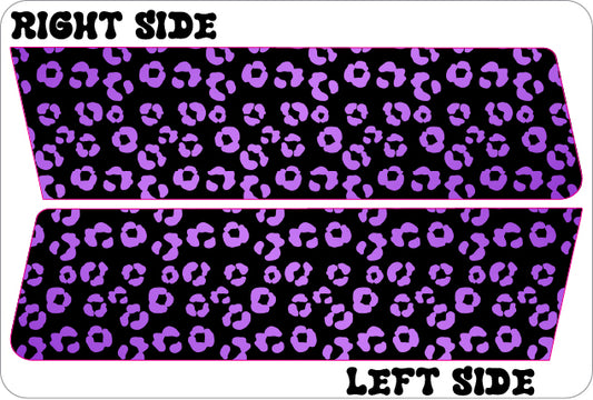 Purple Leopard print