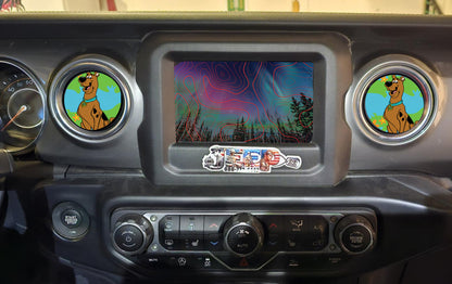Inside vent decals Scooby