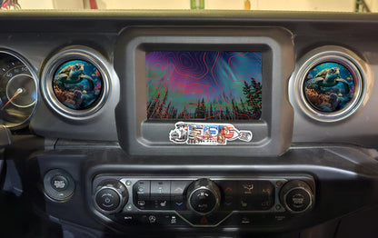 Inside vent decals sea turtle