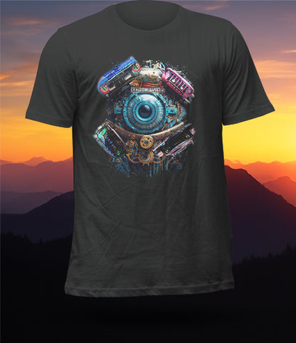 Steam punk eye shirt