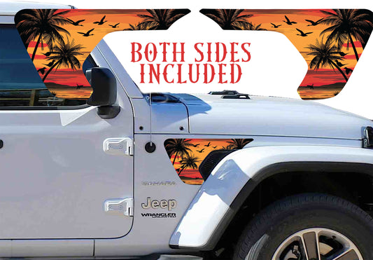 Sunset fender vent for the JL or JT 2018 or newer