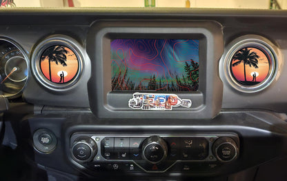 Inside vent decals surfs up