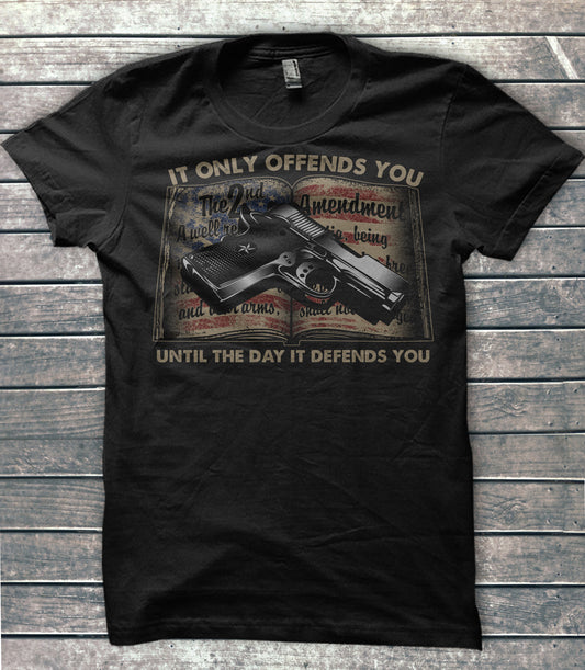 It only offends you until it defends you