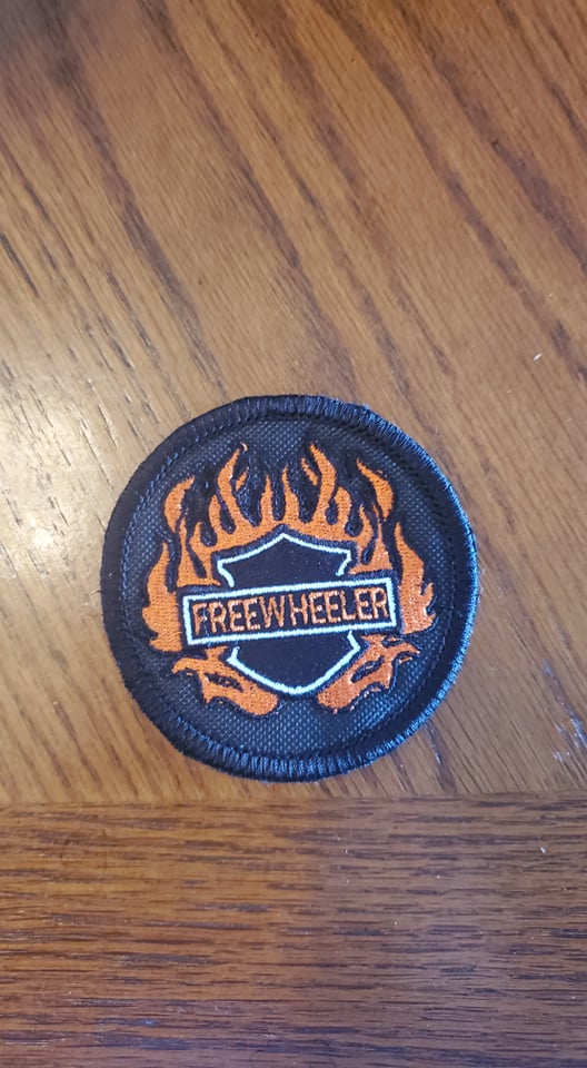 Freewheeler with flames