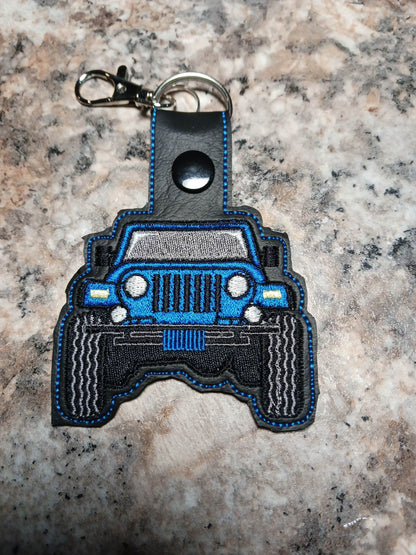 Custom wrangler Embroidered key chains