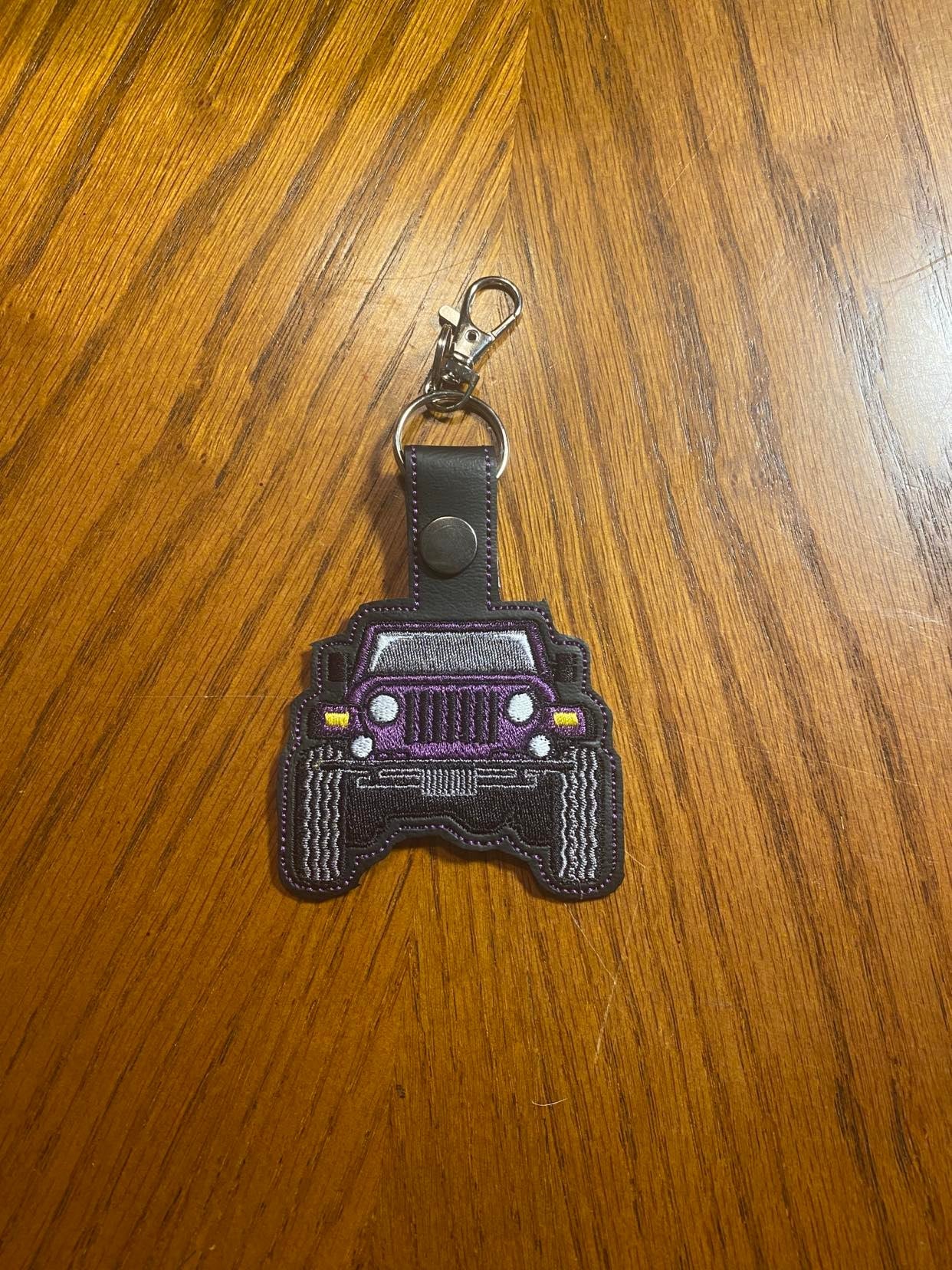 Custom wrangler Embroidered key chains