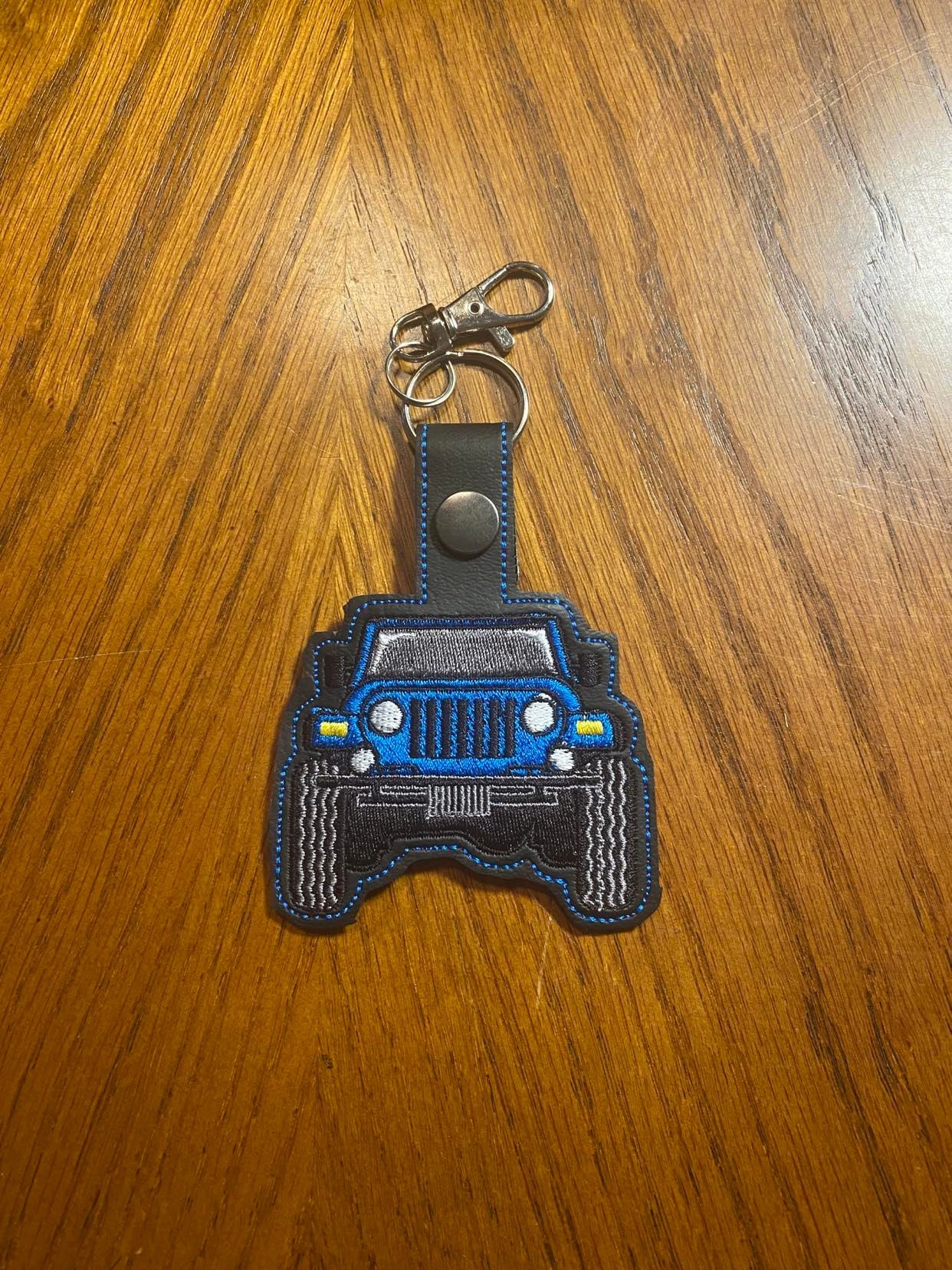 Custom wrangler Embroidered key chains
