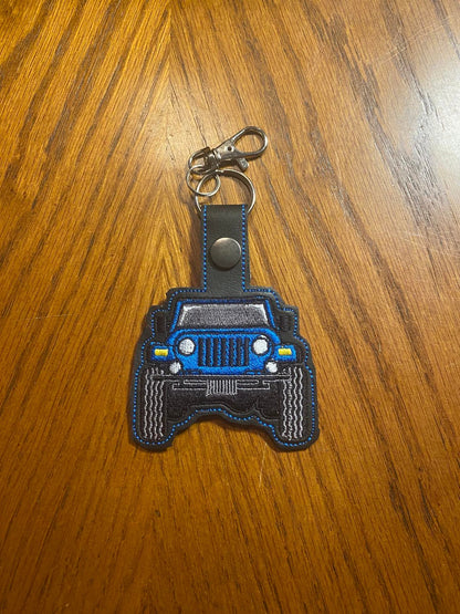 Custom wrangler Embroidered key chains