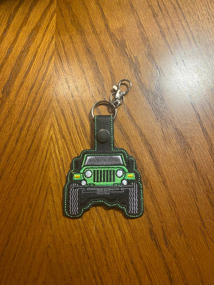 Custom wrangler Embroidered key chains