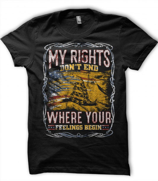 My rights don't end where your feelings begin