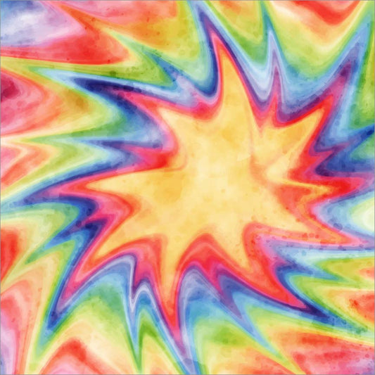 Tie dye vinyl sheet