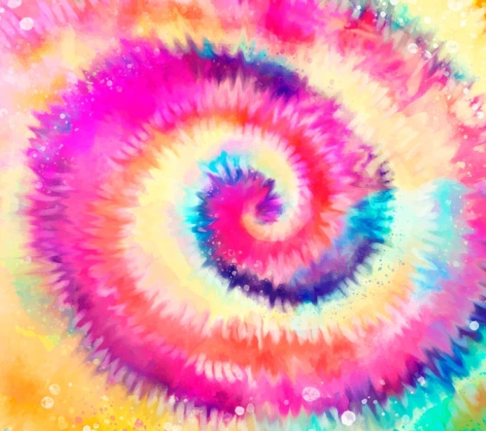 Tie dye vinyl sheet