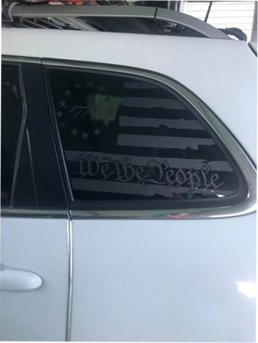 we the people Jeep Cherokee American Flag