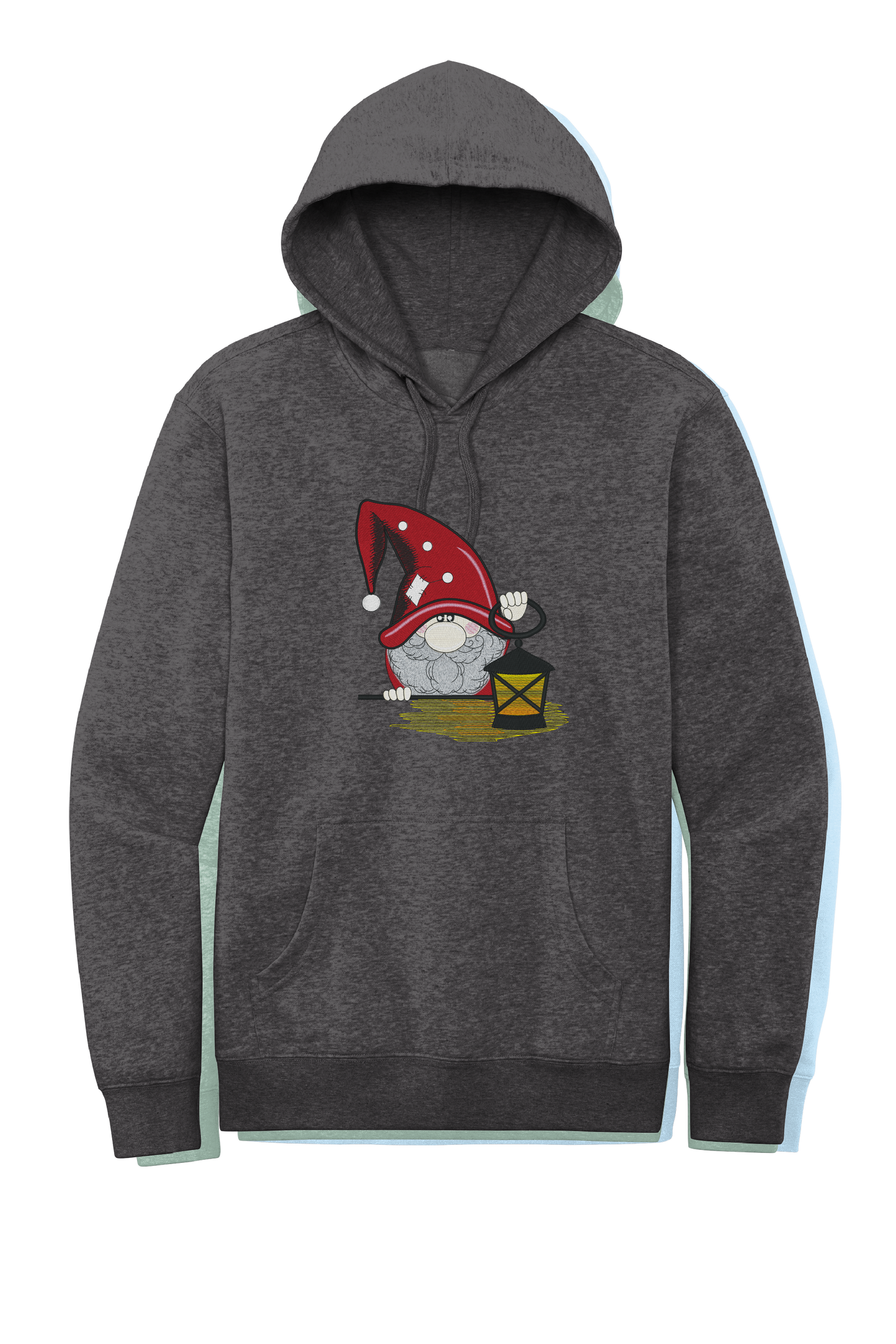 Embordered Hoodie Gnomes