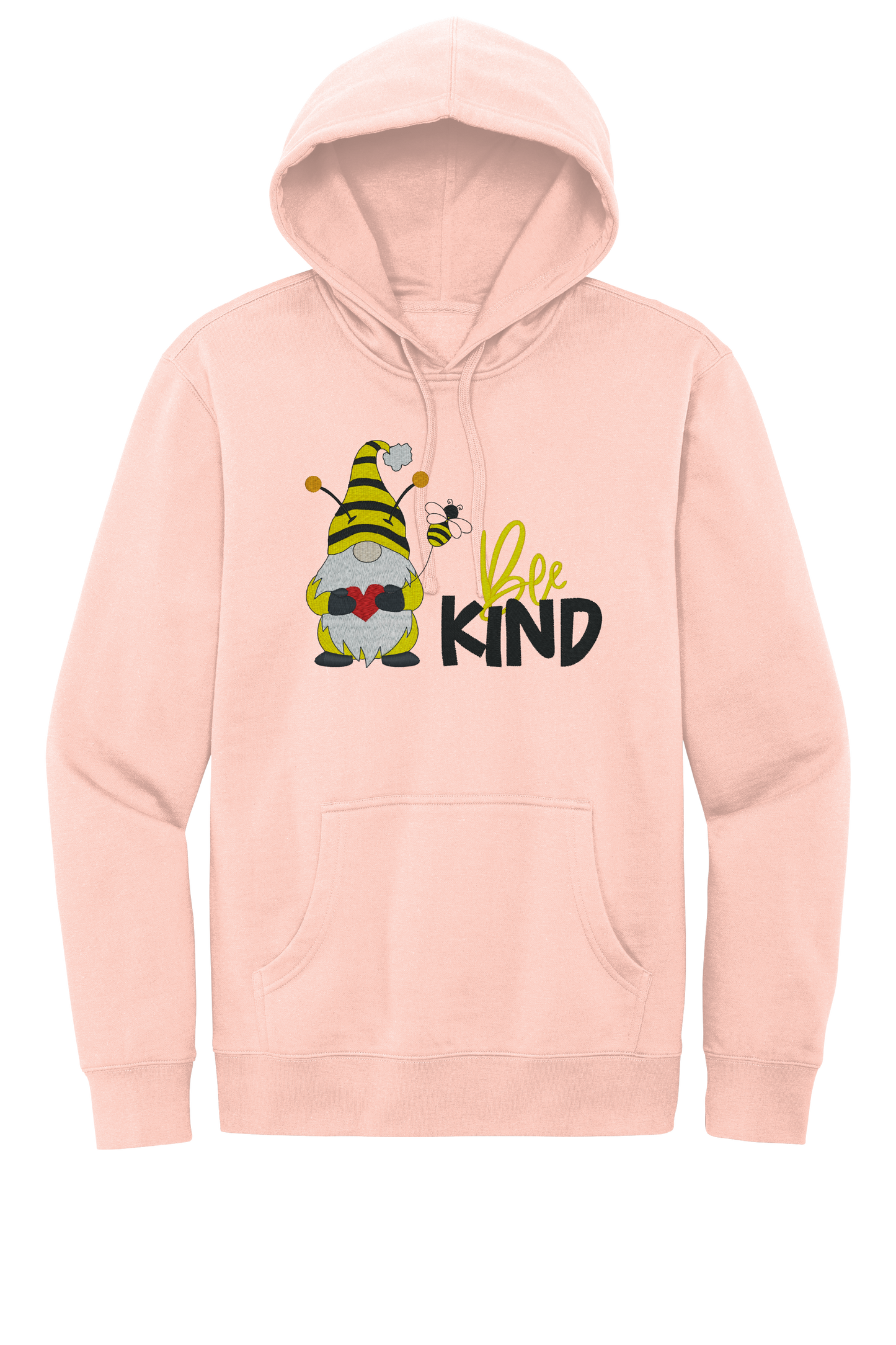 Embordered Hoodie bee kind Gnomes