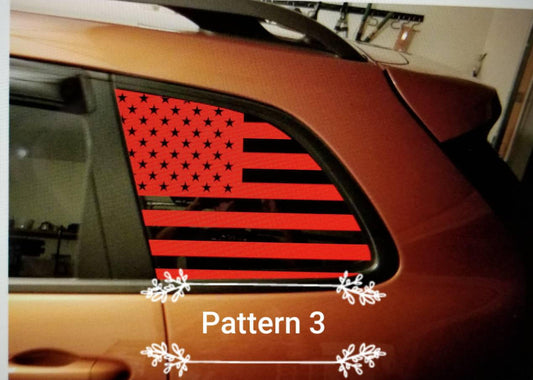 Jeep Cherokee American Flag decal