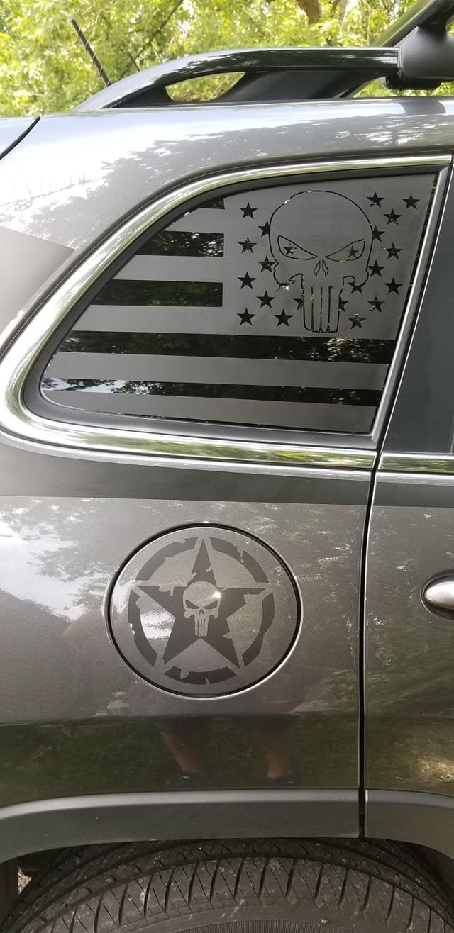 Jeep Cherokee American Flag