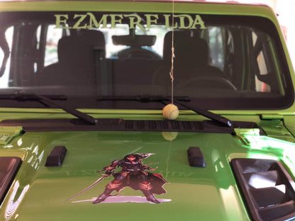 windshield Banner