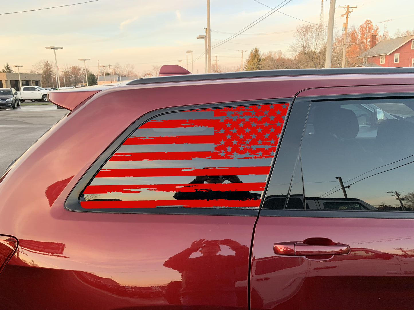 Grand Cherokee 3rd window flag 2011 to 2020